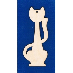 Zakładka, zawieszka kot  16,5x7cm ( nr 2 ) zawieszka kot